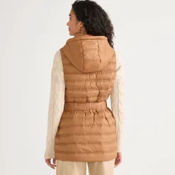 Daunenweste WANDERWEIGHT Verstaubar Ultraleicht mit Gürtel für Damen