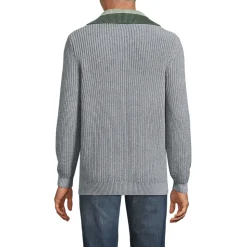 DRIFTER Pullover mit Colorblock-Kragen und Reißverschluss für Herren