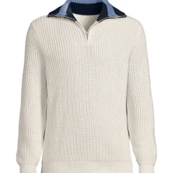 DRIFTER Pullover mit Colorblock-Kragen und Reißverschluss für Herren