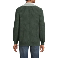DRIFTER Pullover mit Colorblock-Kragen und Reißverschluss für Herren