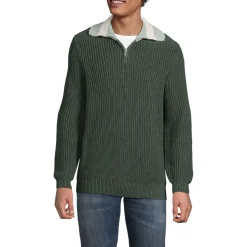 DRIFTER Pullover mit Colorblock-Kragen und Reißverschluss für Herren