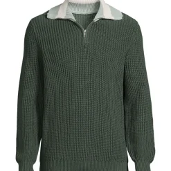 DRIFTER Pullover mit Colorblock-Kragen und Reißverschluss für Herren