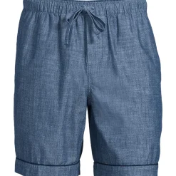 Essenzielle Popelin-Pyjamashorts für Herren