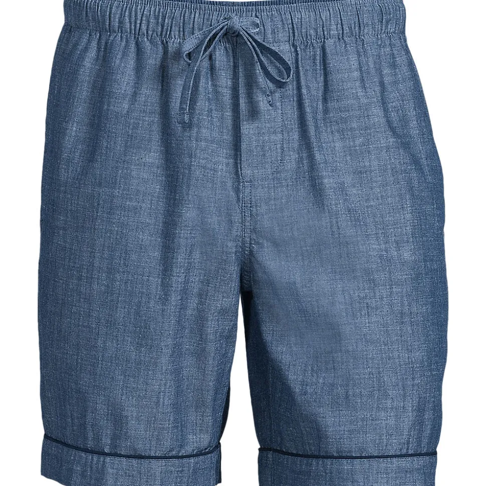 Essenzielle Popelin-Pyjamashorts für Herren