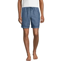 Essenzielle Popelin-Pyjamashorts für Herren