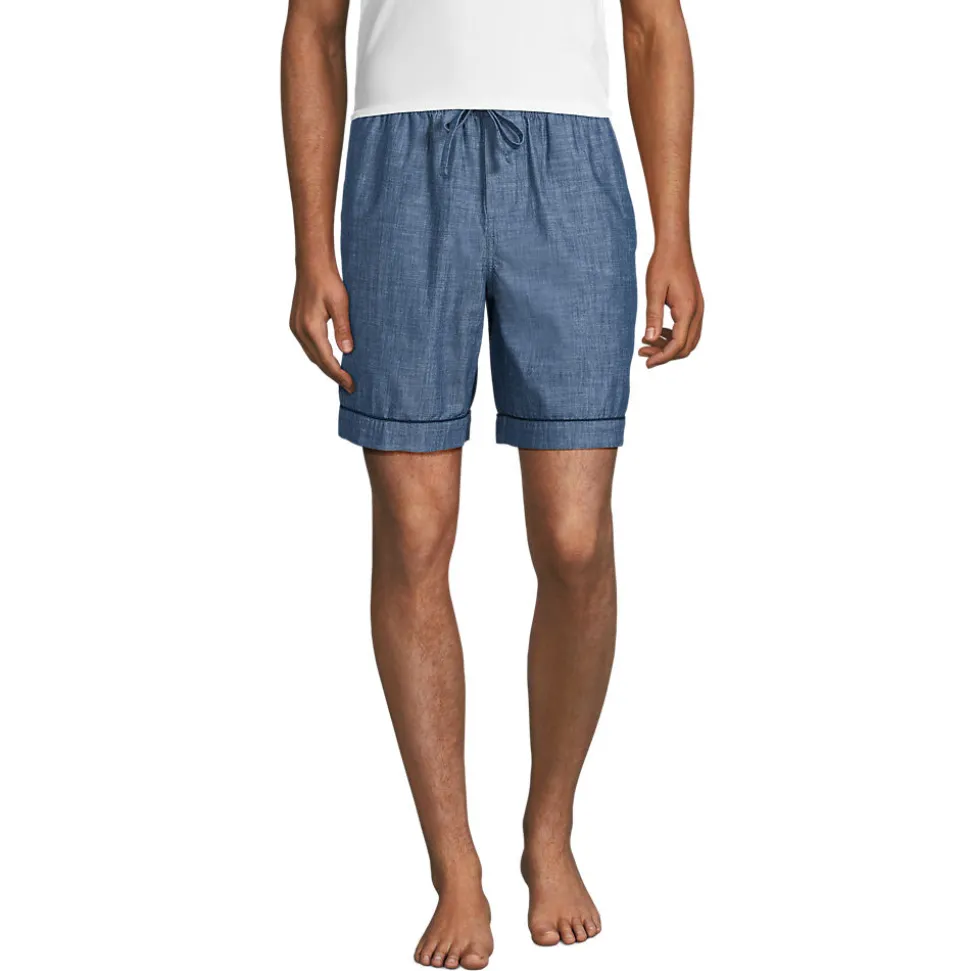 Essenzielle Popelin-Pyjamashorts für Herren