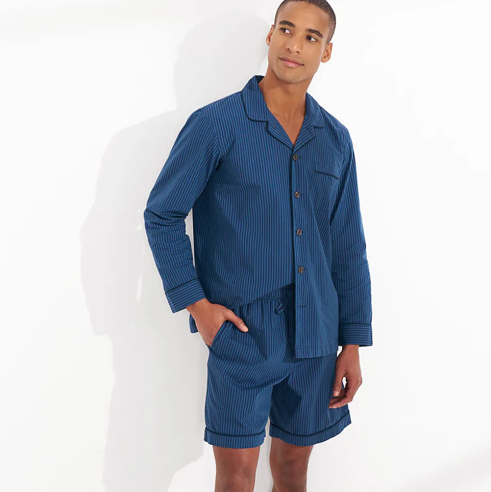 Essenzielle Popelin-Pyjamashorts für Herren
