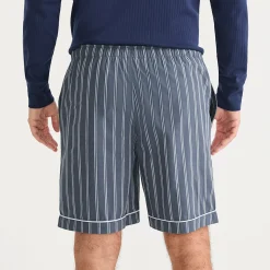 Essenzielle Popelin-Pyjamashorts für Herren