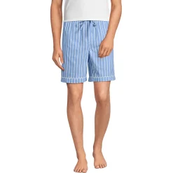 Essenzielle Popelin-Pyjamashorts für Herren