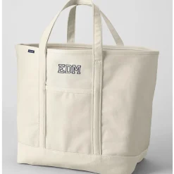 Extragroße offene Canvas-Tasche