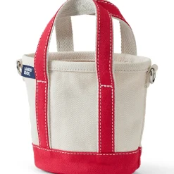 Extrakleine offene Canvas-Tasche für Damen