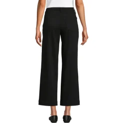 Farbige Culotte-Jeans High Waist