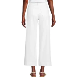 Farbige Culotte-Jeans High Waist