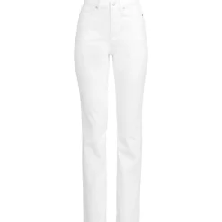 Farbige Straight Fit Jeans High Waist