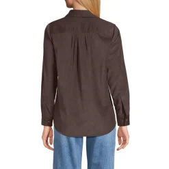 Feincord-Hemdbluse für Damen