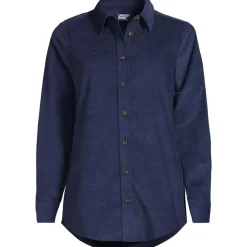 Feincord-Hemdbluse für Damen
