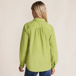 Feincord-Hemdbluse für Damen
