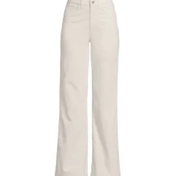 Feincord-Schlaghose High Waist für Damen