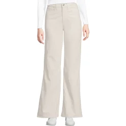Feincord-Schlaghose High Waist für Damen