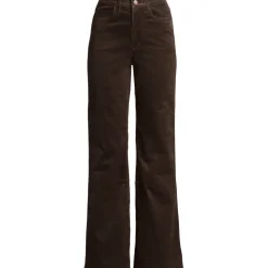Feincord-Schlaghose High Waist für Damen
