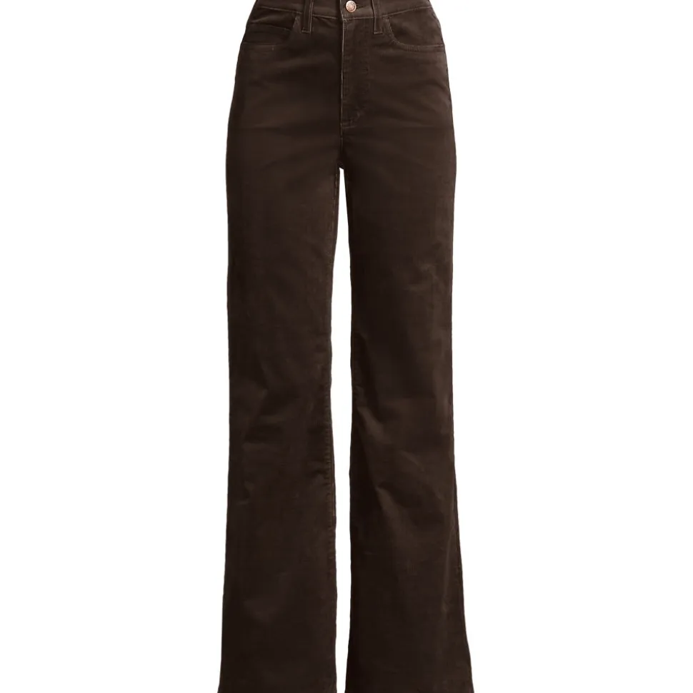 Feincord-Schlaghose High Waist für Damen