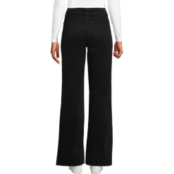 Feincord-Schlaghose High Waist für Damen