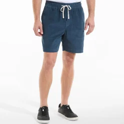 Feincord-Shorts mit Dehnbund für Herren, 18 cm