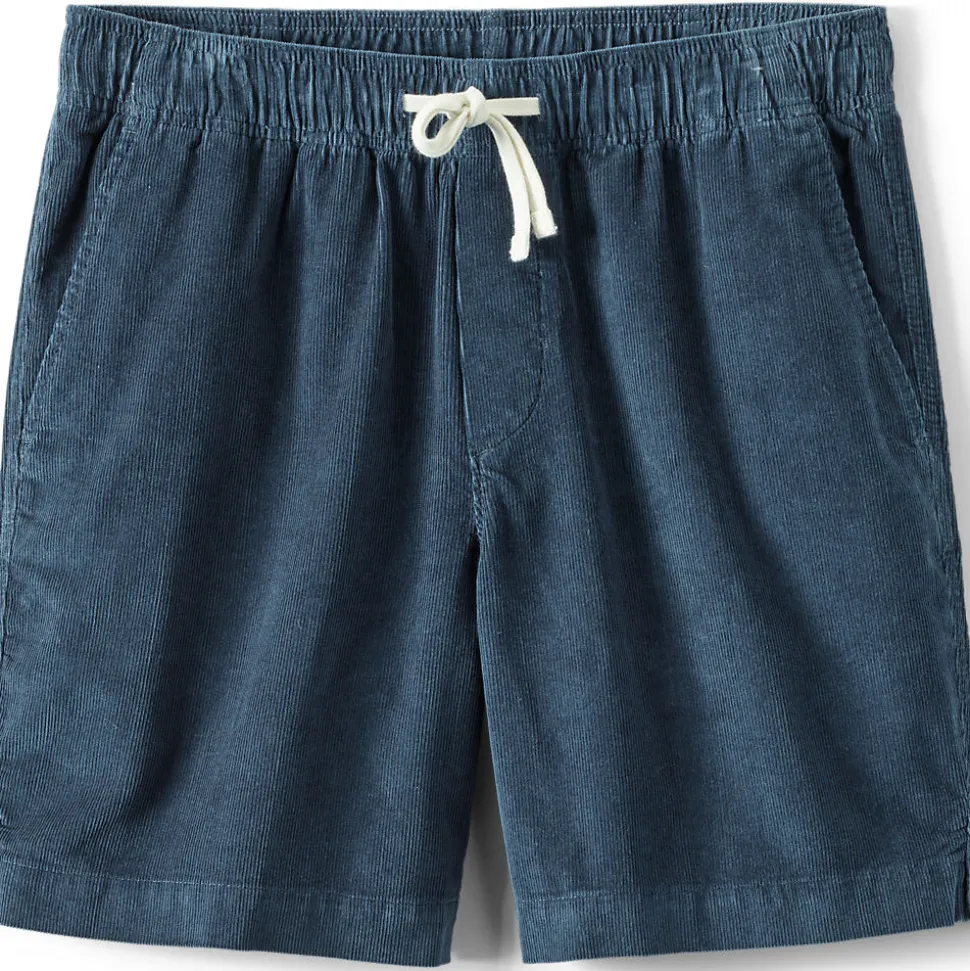 Feincord-Shorts mit Dehnbund für Herren, 18 cm