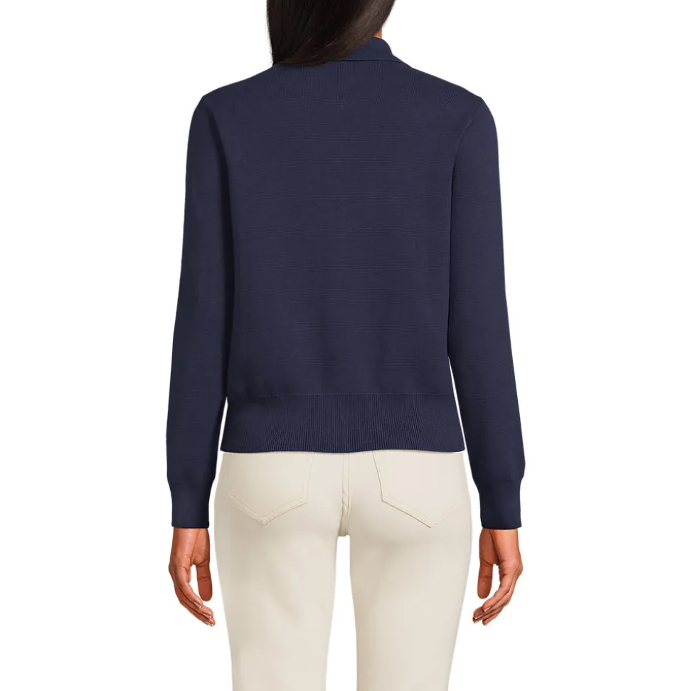 Feinstrick-Blazer mit Reißverschluss für Damen