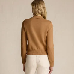 Feinstrick-Blazer mit Reißverschluss für Damen