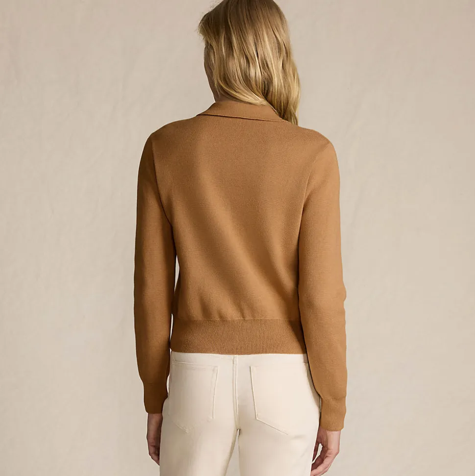 Feinstrick-Blazer mit Reißverschluss für Damen