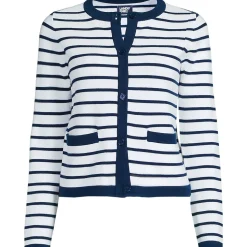Feinstrick-Cardigan aus Baumwolle für Damen