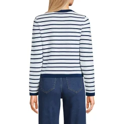 Feinstrick-Cardigan aus Baumwolle für Damen