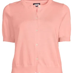 Feinstrick-Cardigan mit kurzen Ärmeln für Damen