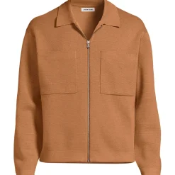 Feinstrick-Cardigan mit Reißverschluss für Herren