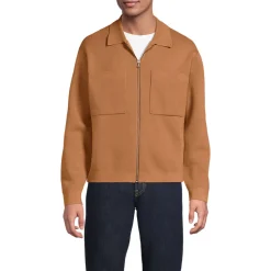 Feinstrick-Cardigan mit Reißverschluss für Herren