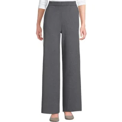 Feinstrick-Jerseyhose mit Streifendetail für Damen