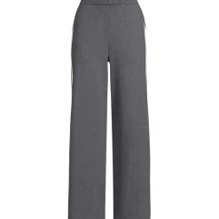 Feinstrick-Jerseyhose mit Streifendetail für Damen