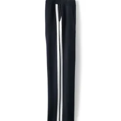 Feinstrick-Jerseyhose mit Streifendetail für Damen