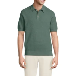 Feinstrick-Poloshirt aus Baumwolle für Herren