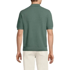 Feinstrick-Poloshirt aus Baumwolle für Herren