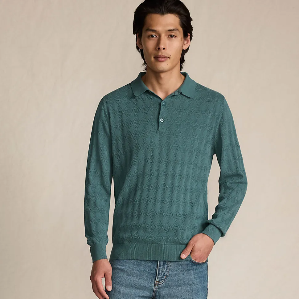 Feinstrick-Poloshirt für Herren