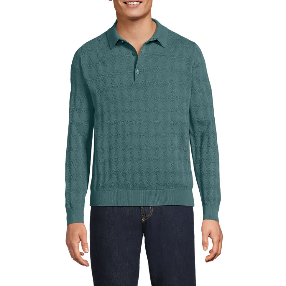 Feinstrick-Poloshirt für Herren