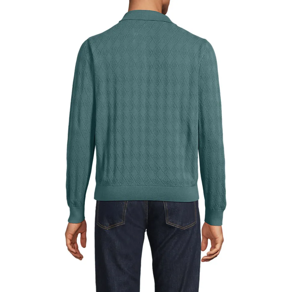 Feinstrick-Poloshirt für Herren