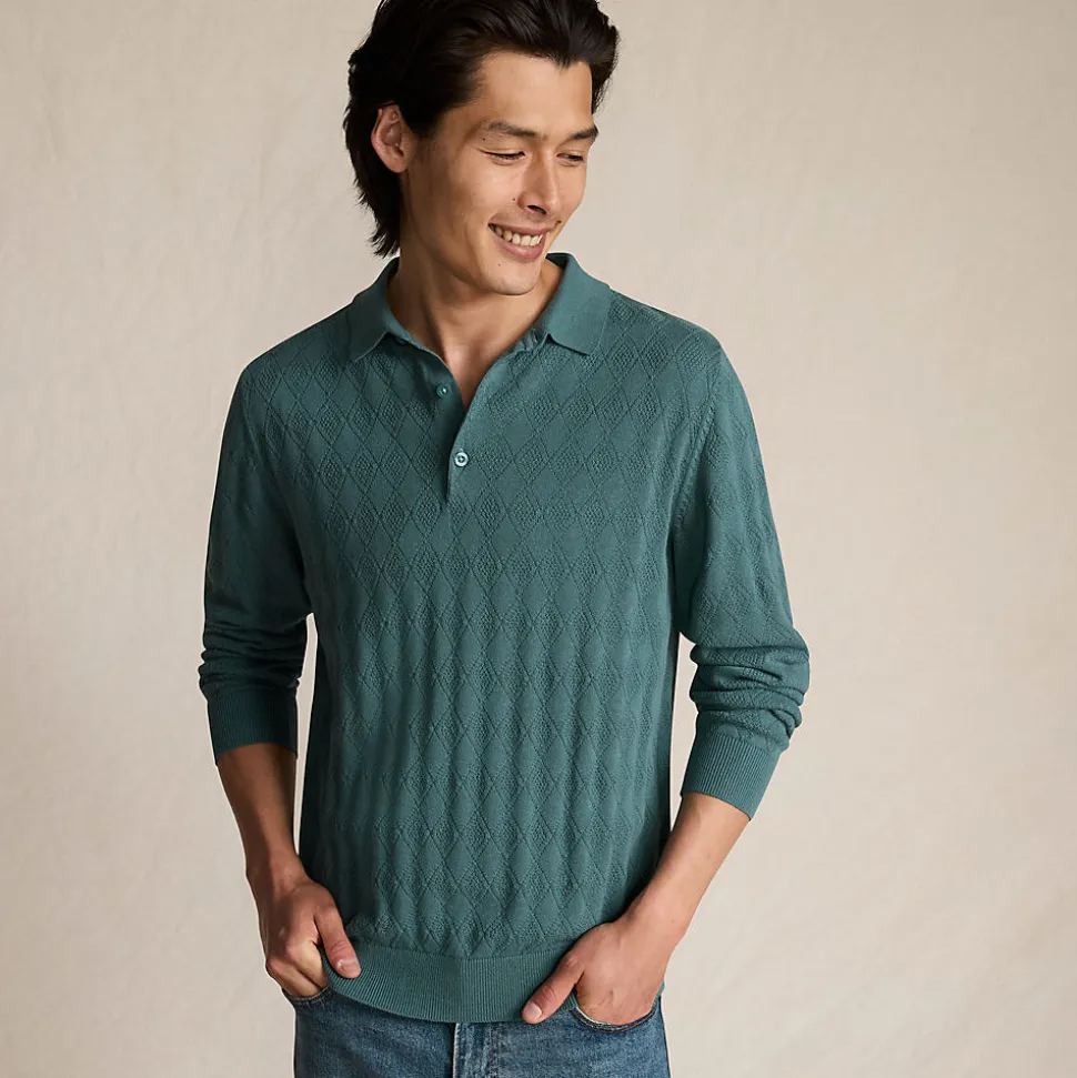 Feinstrick-Poloshirt für Herren