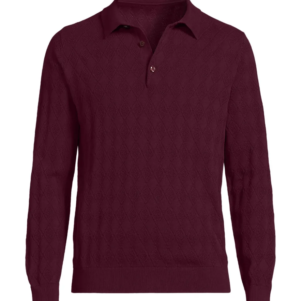 Feinstrick-Poloshirt für Herren
