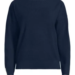 Feinstrick-Pullover mit U-Boot-Ausschnitt für Damen