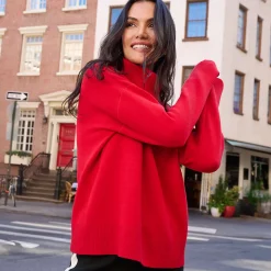 Feinstrick-Rollkragenpullover für Damen