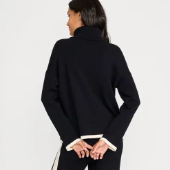 Feinstrick-Rollkragenpullover für Damen