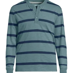 Flammgarn-Henleyshirt aus reiner Baumwolle für Herren